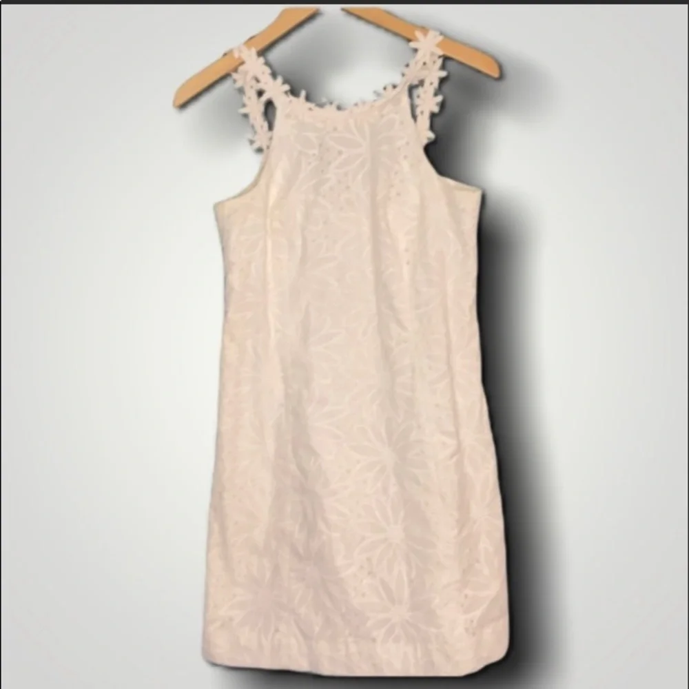 Lilly Pulitzer Annabelle Shift Dress White Eyelet Size 2 - Picture 6 of 6